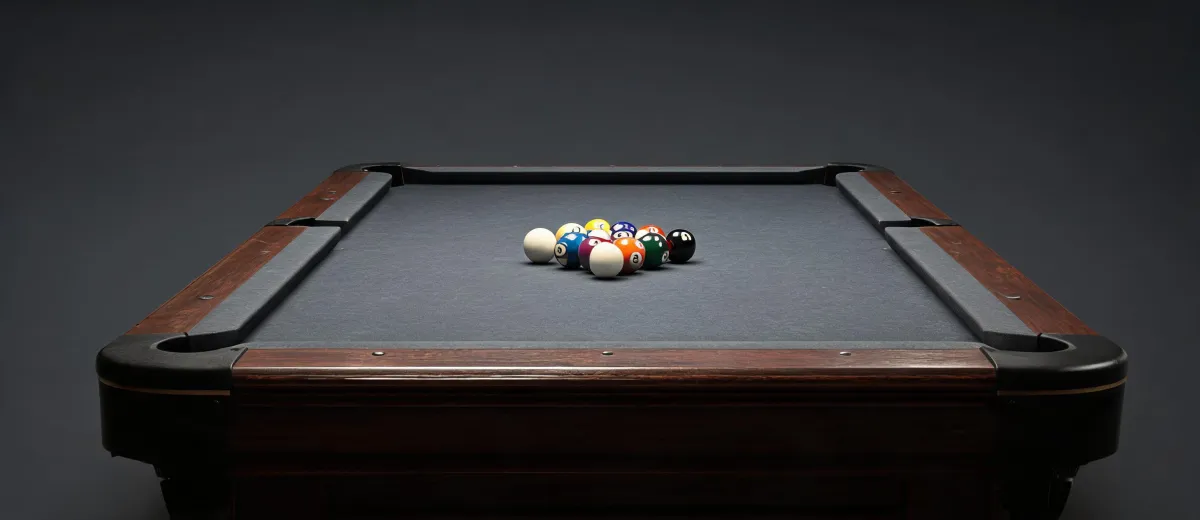 Tournament billiards table cloth